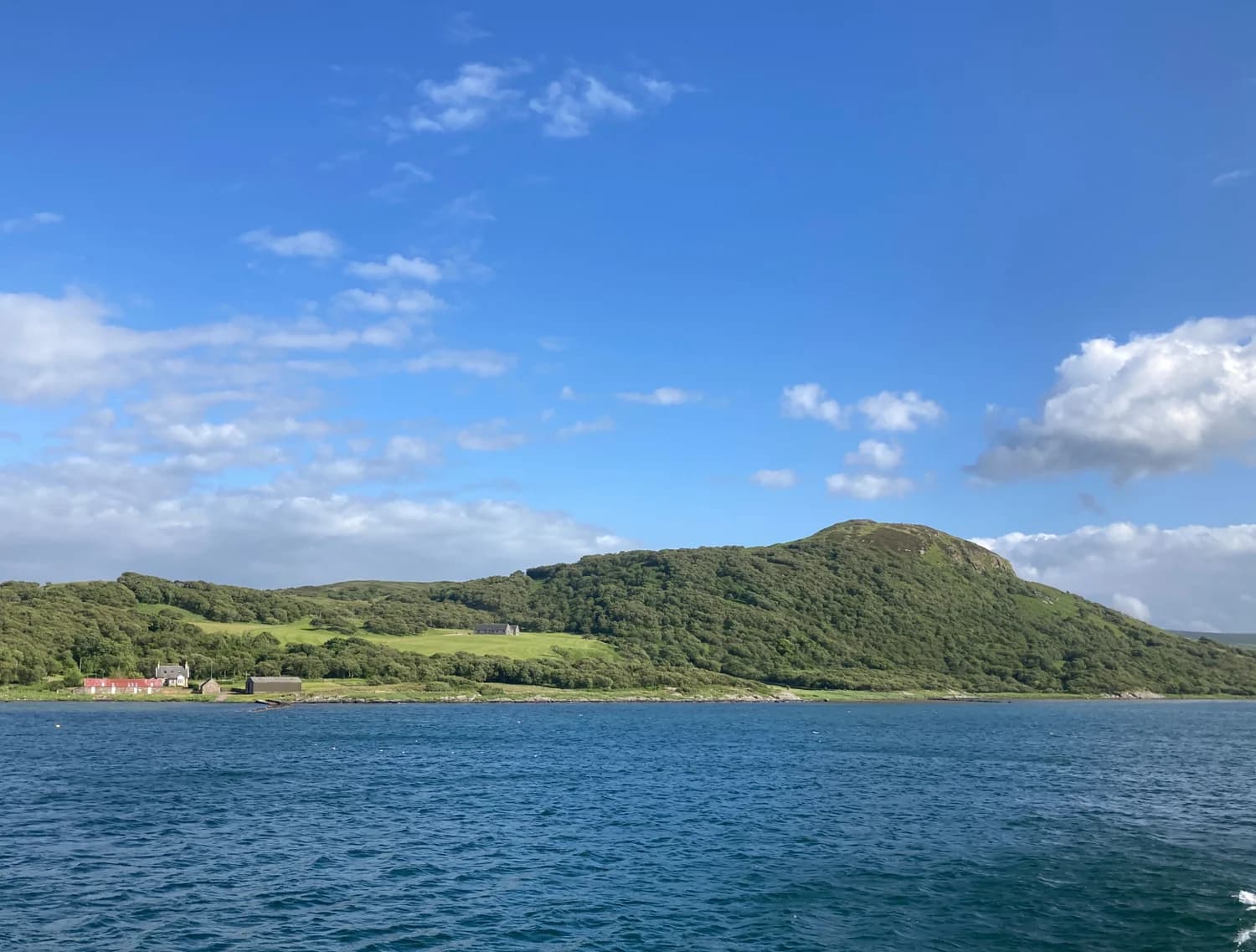 Dun Skeig and Dunskeig Bay viewed across the water