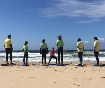 Surf lesson at Pete’s Surf School
