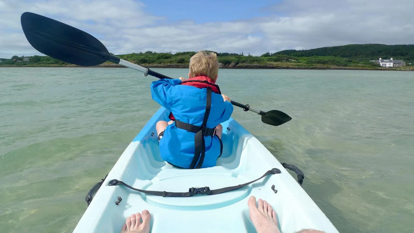 Kayaking from Gigha Boats and Activity Centre